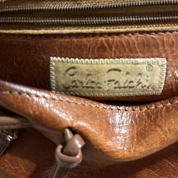 Vintage Rare Carlos Falchi Handmade Bag-1980’s - Picture 4 of 7